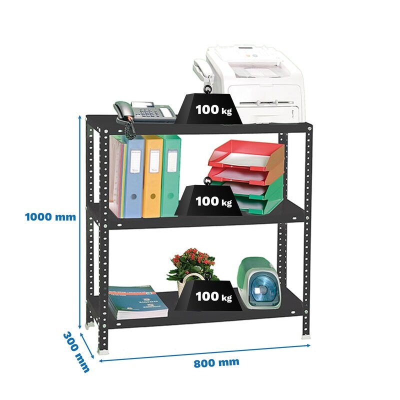 Estantería metálica Antracita SIMONRACK