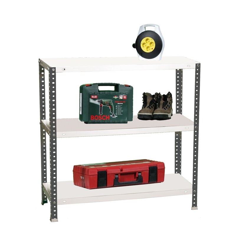Estantería metálica Antracita/Blanco SIMONRACK