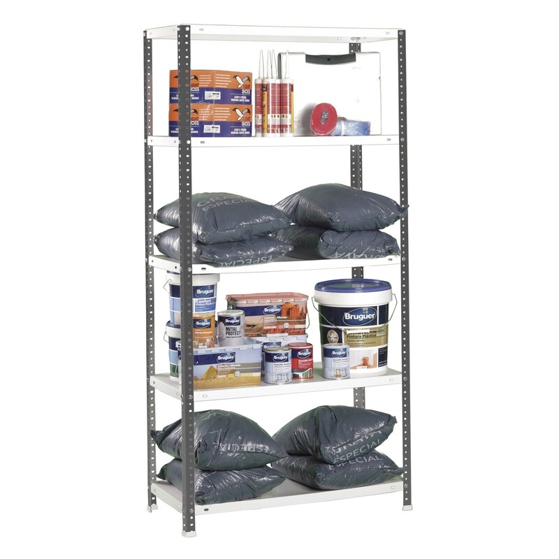 Estantería metálica Antracita/Blanco SIMONRACK