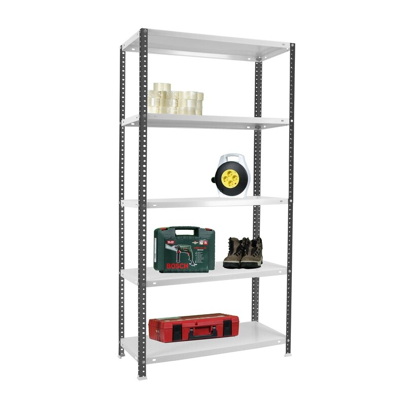 Estantería metálica Antracita/Blanco SIMONRACK