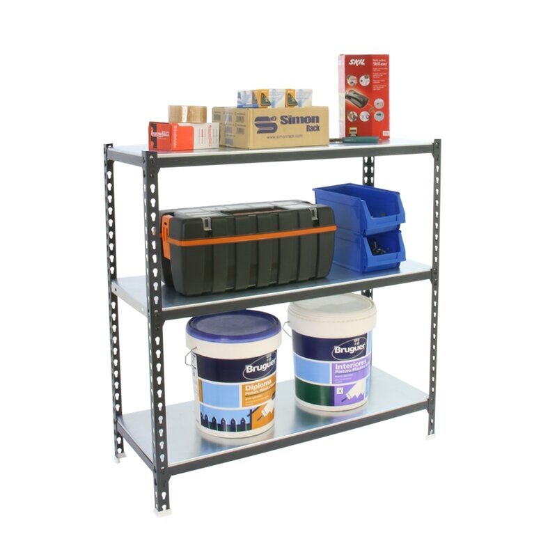 Estantería metálica Antracita/Blanco SIMONRACK