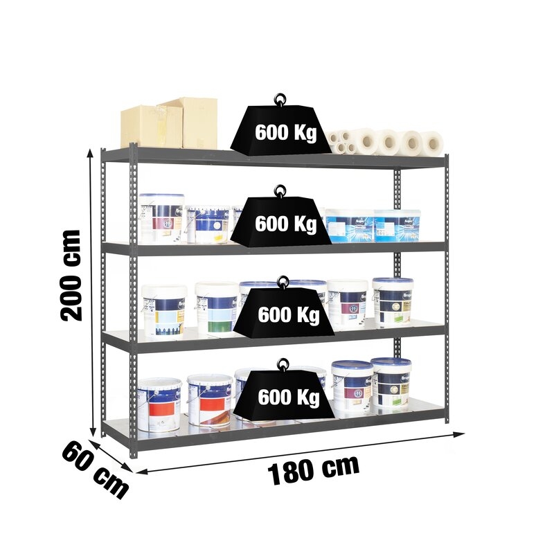 Estantería met 200x180x60cmAnG SIMONRACK