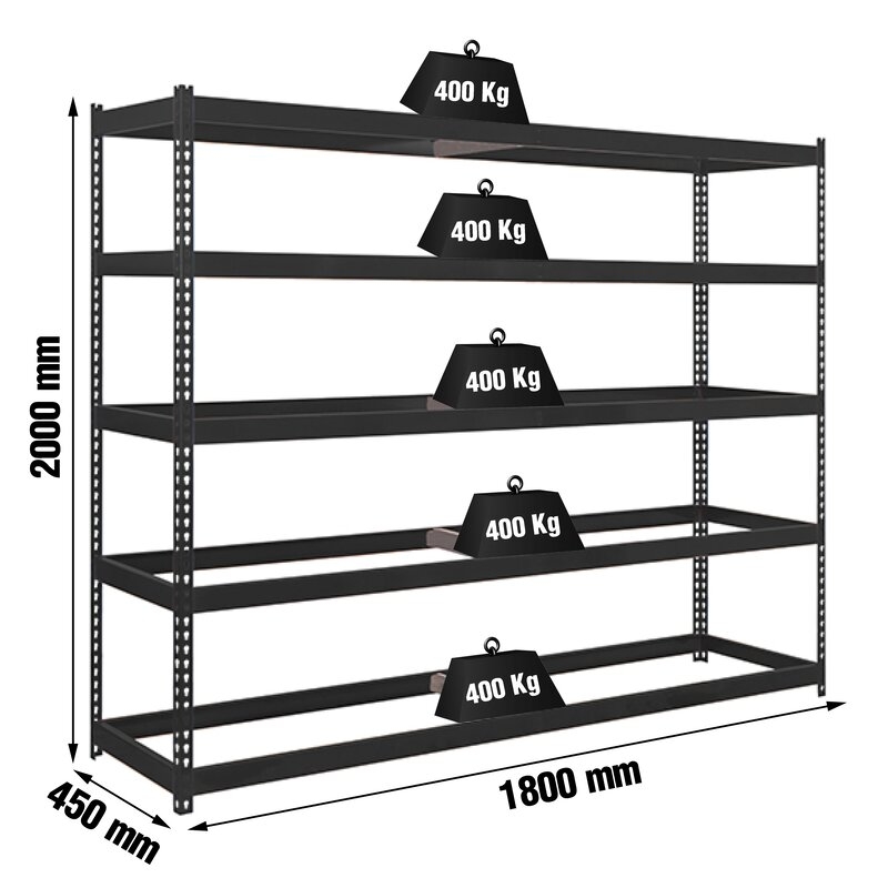 Estantería met 200x180x45cm An SIMONRACK