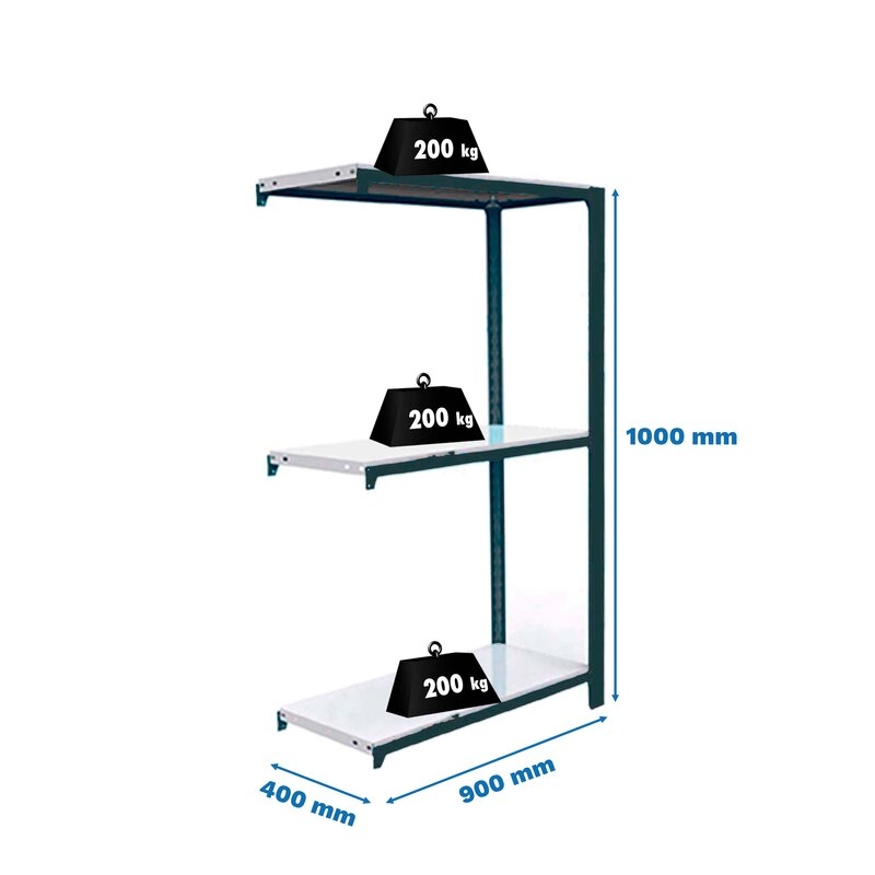 Estantería met 100x90x40cm AnB SIMONRACK