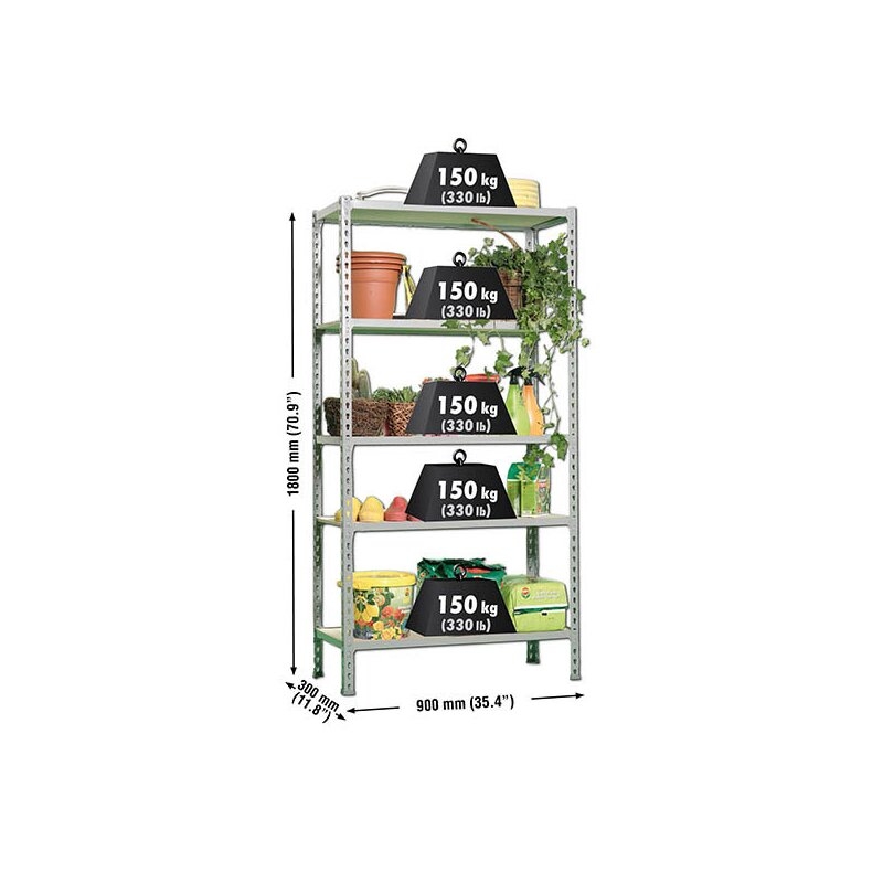 Estantería metálica Gris SIMONRACK
