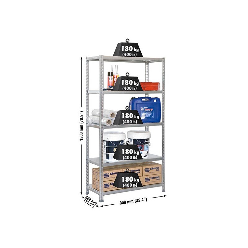 Estantería metálica Galva SIMONRACK