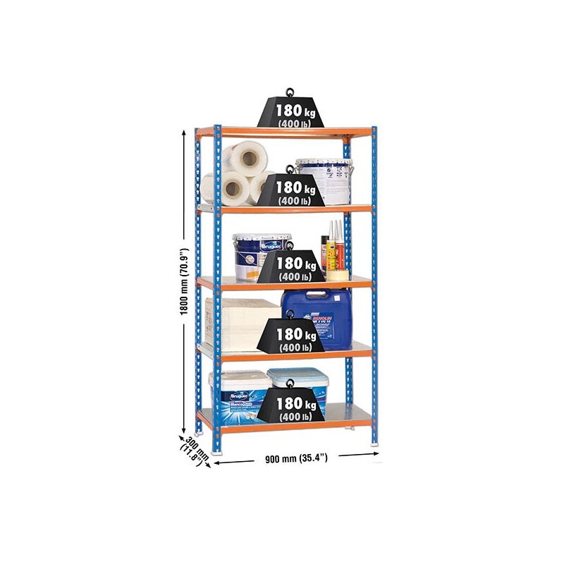 Estantería metálica Azul/Naranja SIMONRACK