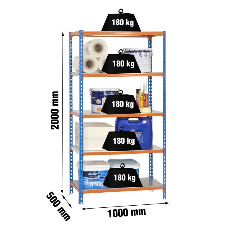 Estantería metálica Azul/Naranja SIMONRACK
