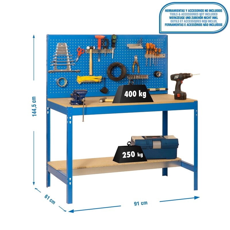 Banco tbjo 144,5x91x61cm Az SIMONRACK