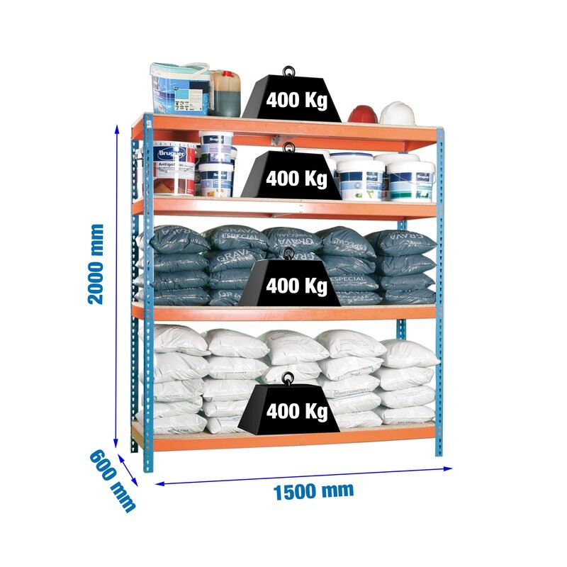 Estantería met200x150x60cm A/N SIMONRACK