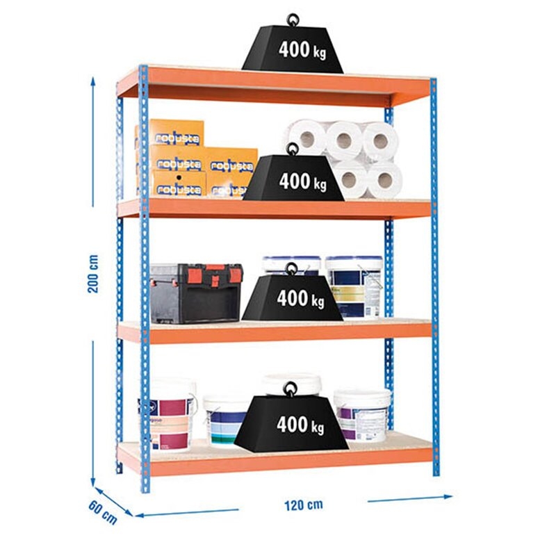 Estantería met200x120x60cm A/N SIMONRACK
