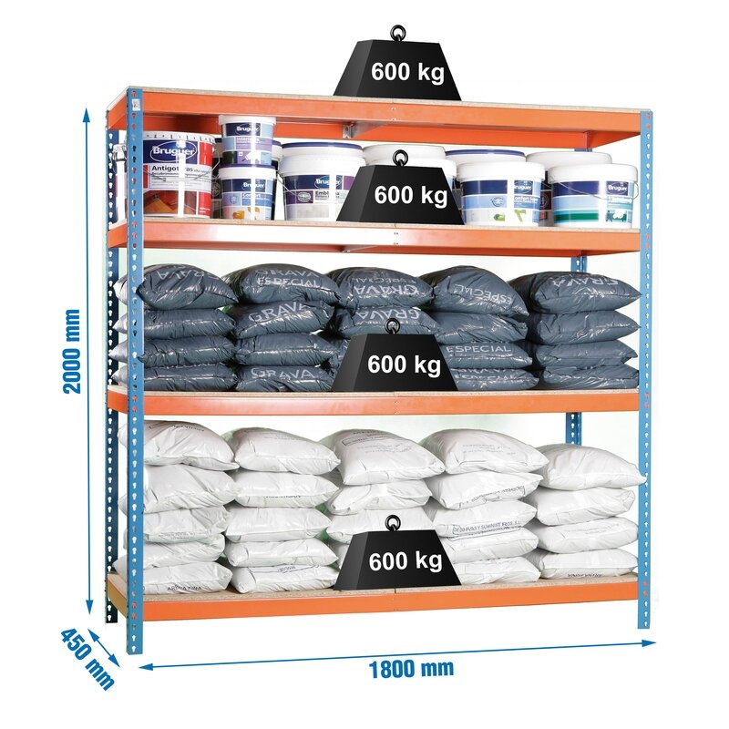 Estantería metálica Azul/Naranja SIMONRACK