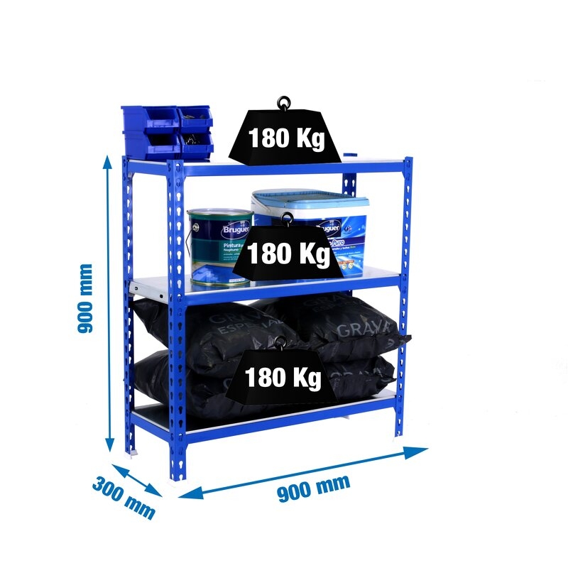 Estantería metálica Azul Galva SIMONRACK