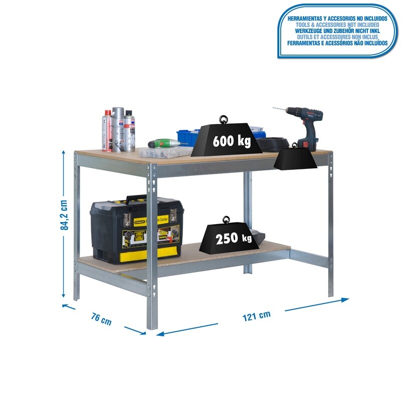 Banco tbjo 84,2x121x76cm Ga SIMONRACK