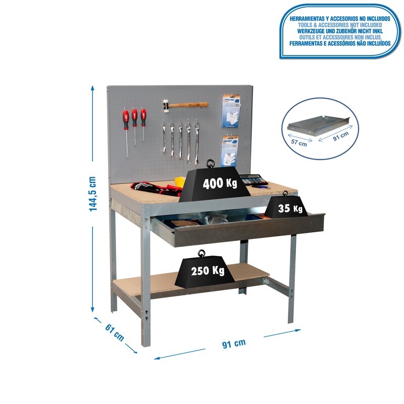 Banco tbjo 144,5x91x61cm Gr SIMONRACK
