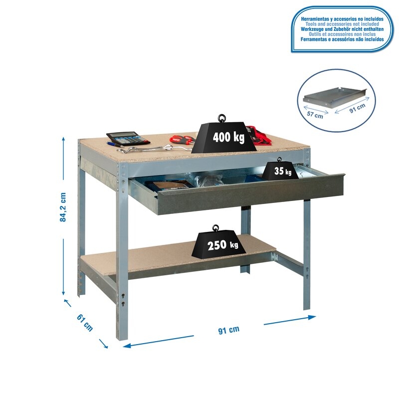 Banco tbjo 84,2x91x61cm Gr SIMONRACK
