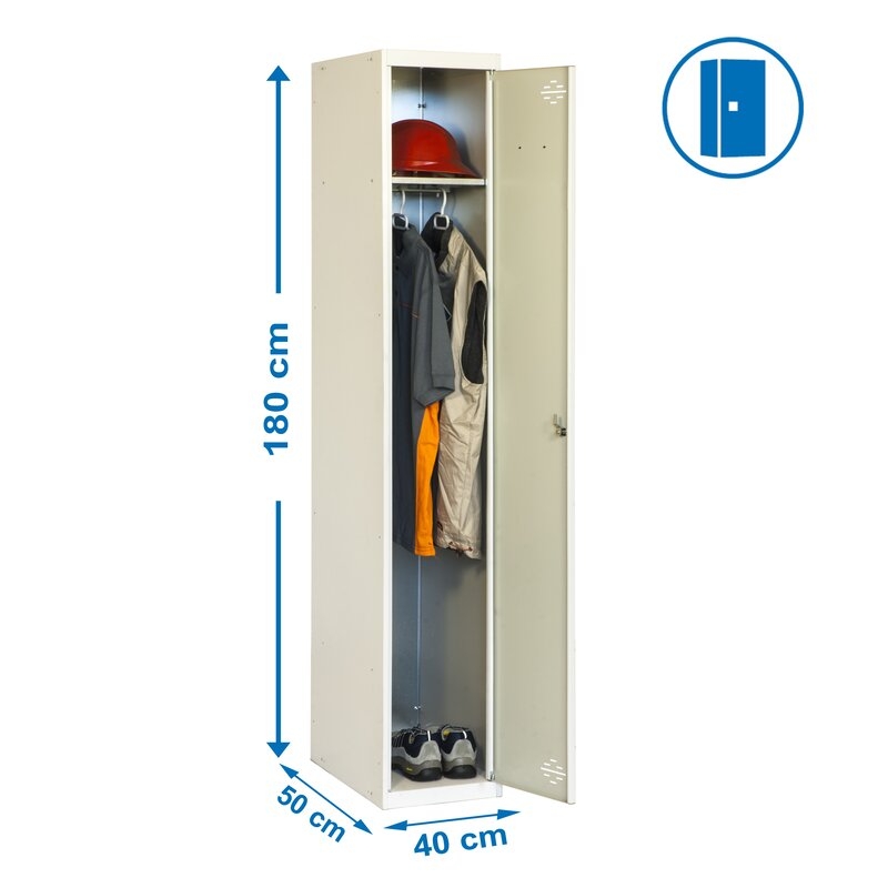 Taquilla met 180x40x50cm Gr SIMONRACK