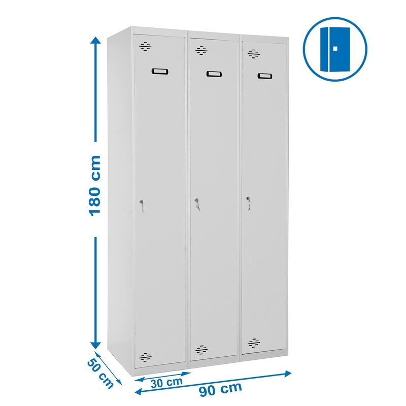 Taquilla met 180x90x50cm Gr SIMONRACK