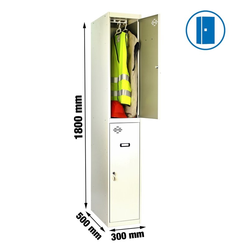 Taquilla met 180x30x50cm Gr SIMONRACK