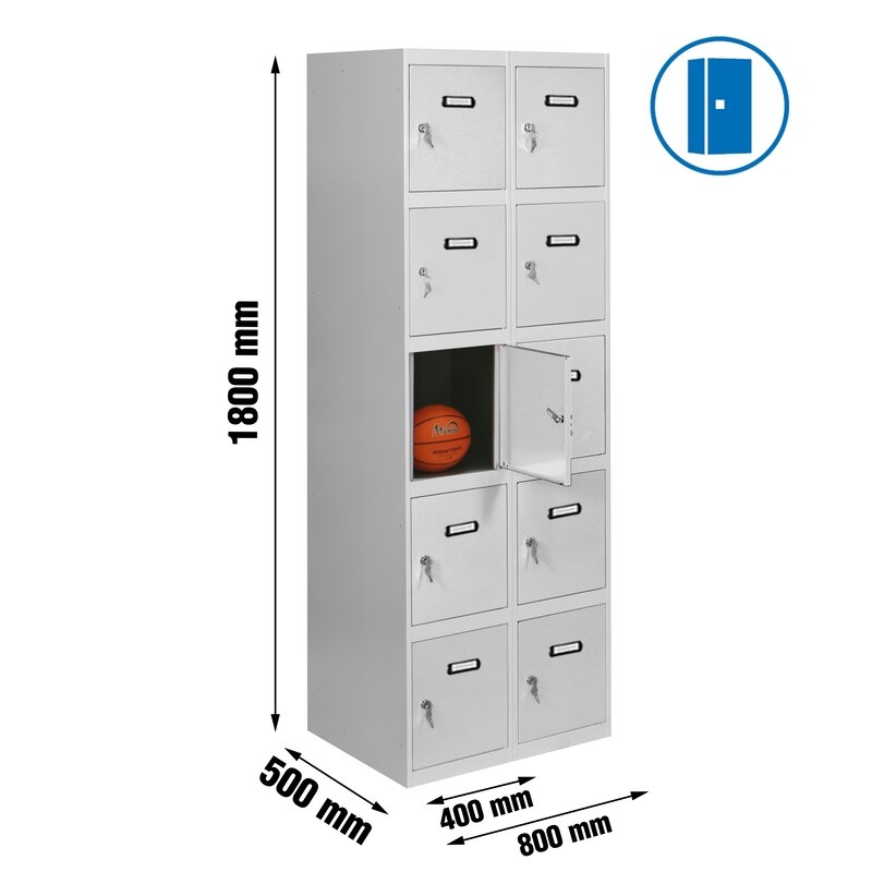 Taquilla met 180x80x50cm Gr SIMONRACK
