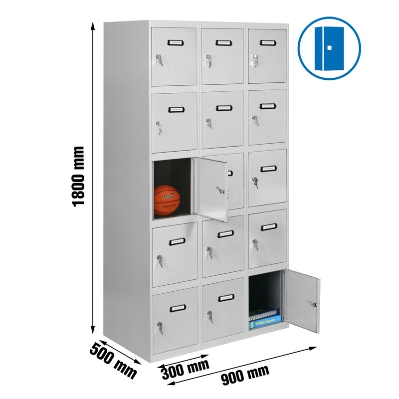 Taquilla met 180x90x50cm Gr SIMONRACK