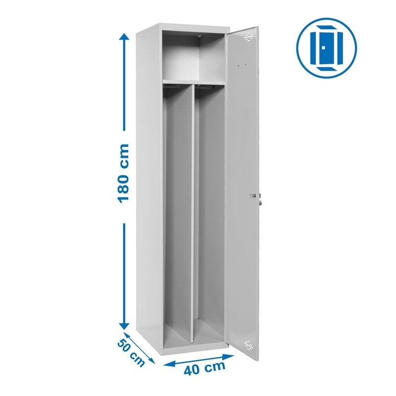 Taquilla met 180x40x50cm Gr SIMONRACK