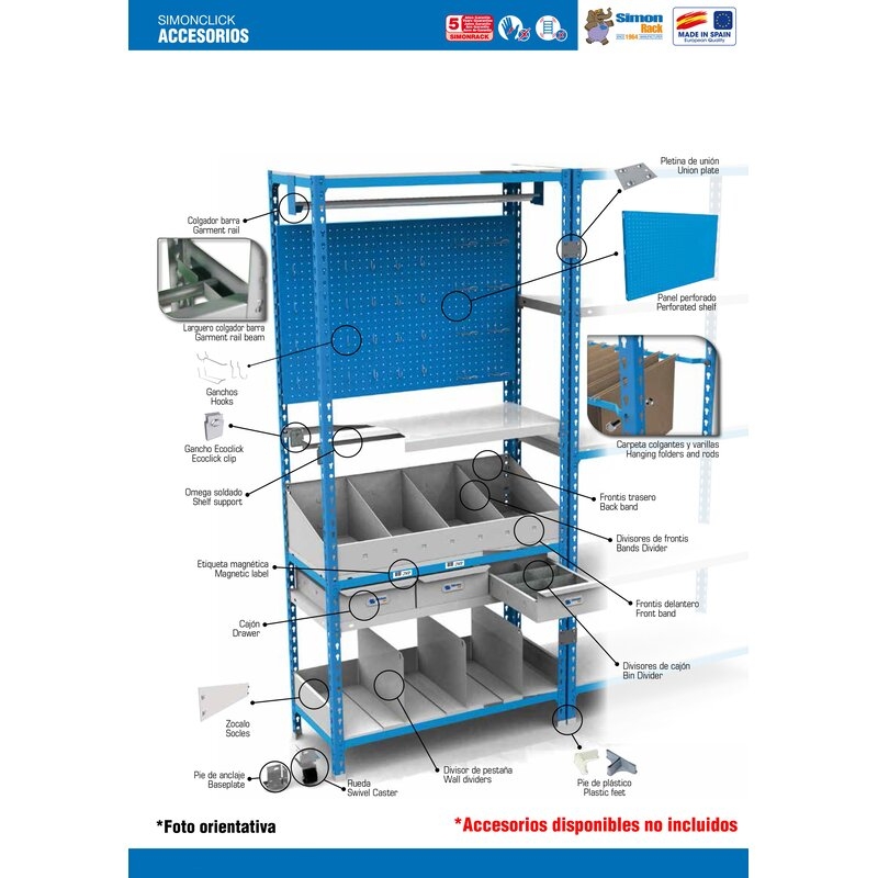 Estantería met AzBl SIMONRACK