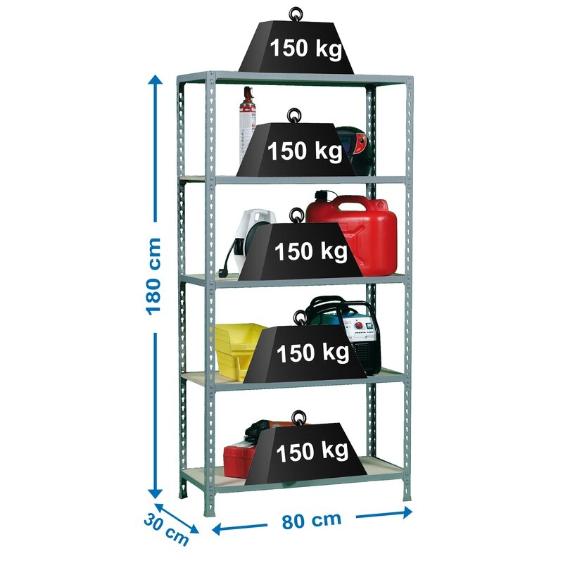 Estantería metálica Gris SIMONRACK