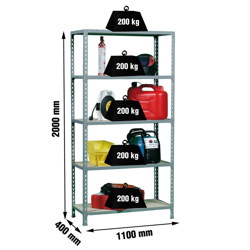 Estantería metálica Gris SIMONRACK