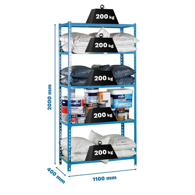 Estantería metálica Azul SIMONRACK