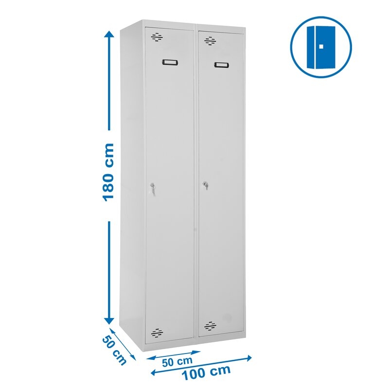 Taquilla met 180x100x50cm Gr SIMONRACK