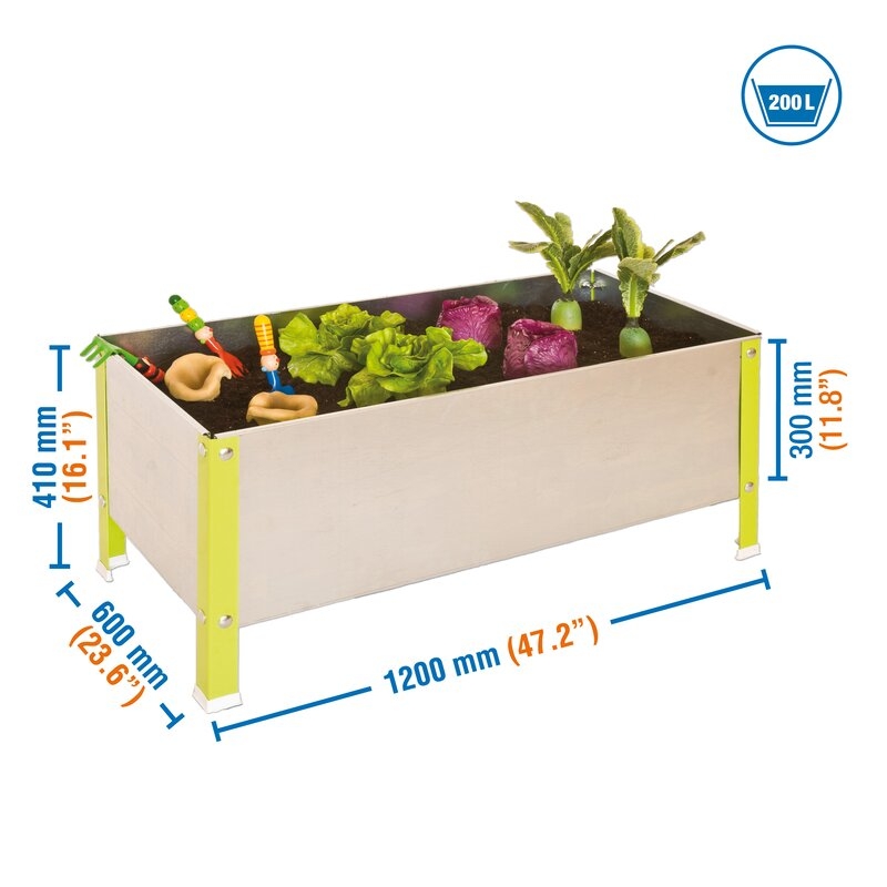 Huerto metálico 41x120x60cm Ve SIMONRACK