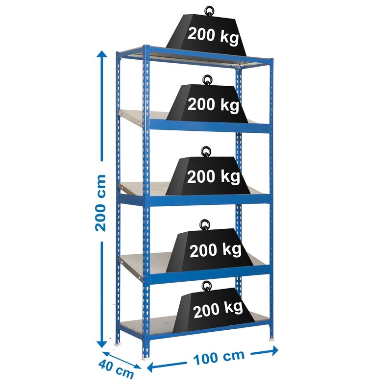Estantería metálica Azul SIMONRACK