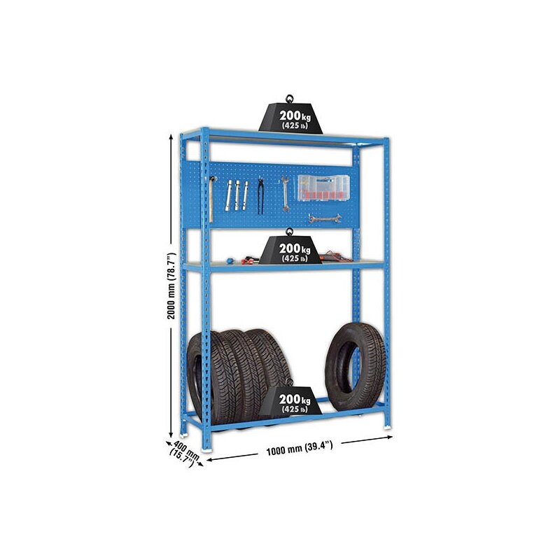 Estantería met 200x100x40cm Az SIMONRACK