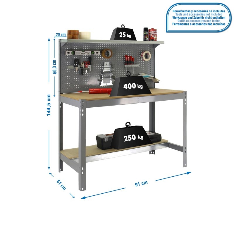 Banco tbjo 144,5x91x61cm Gr SIMONRACK