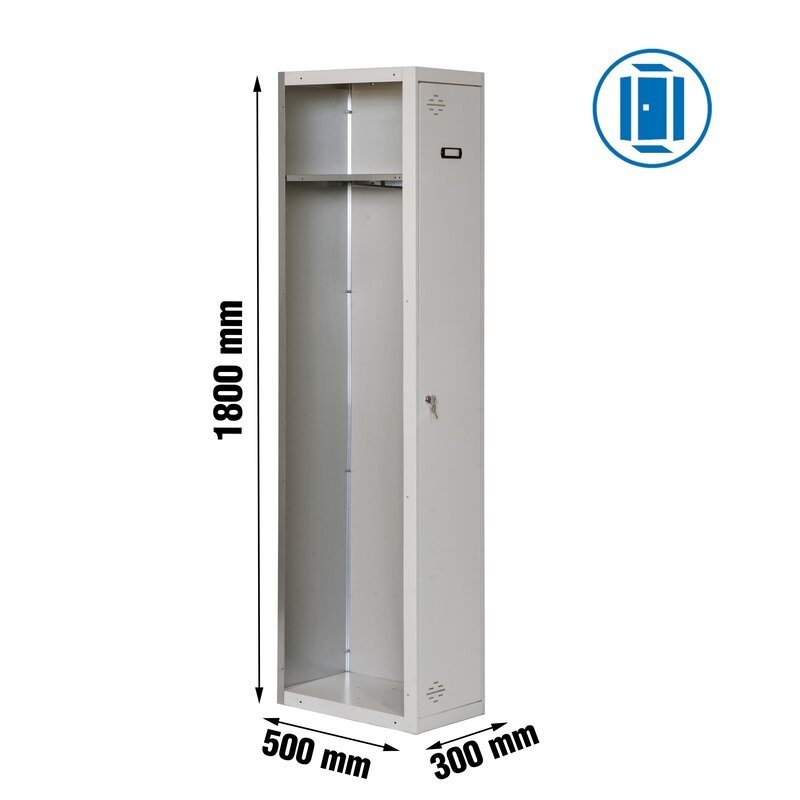 Taquilla met 180x30x50cm Gr SIMONRACK