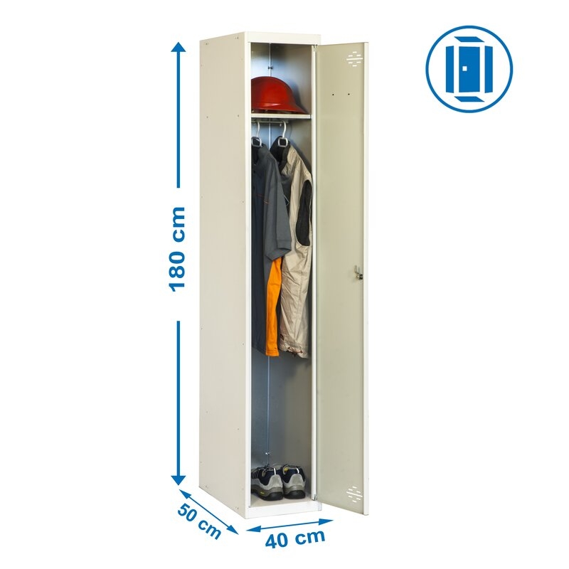 Taquilla met 180x40x50cm Gr SIMONRACK