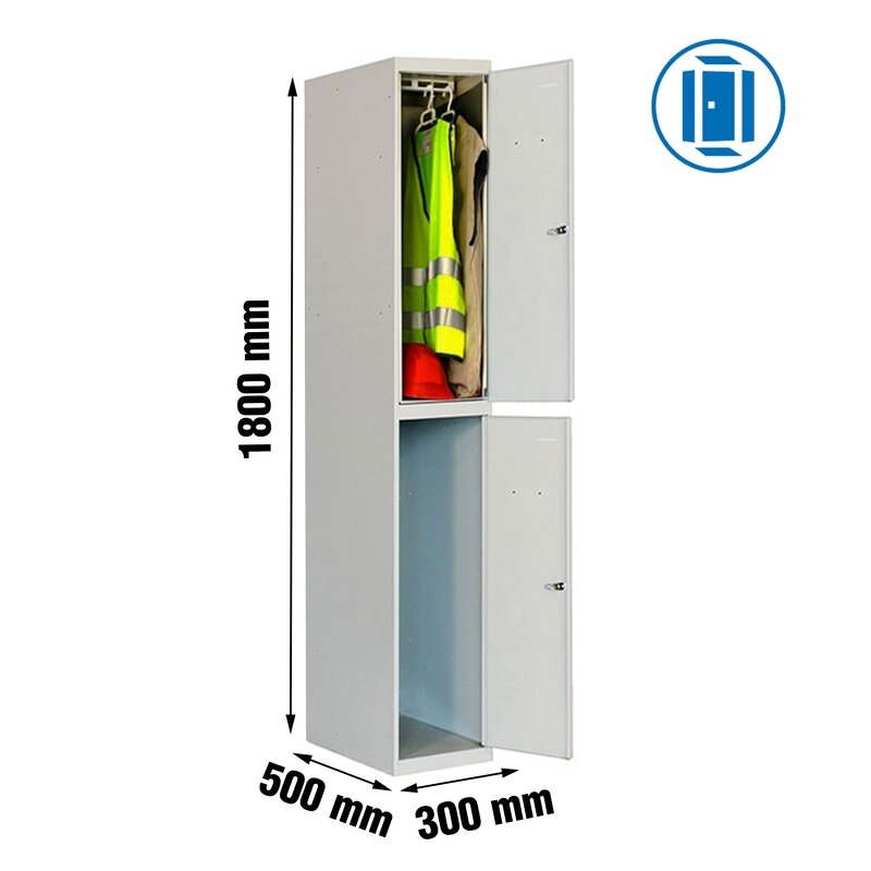 Taquilla met 180x30x50cm Gr SIMONRACK