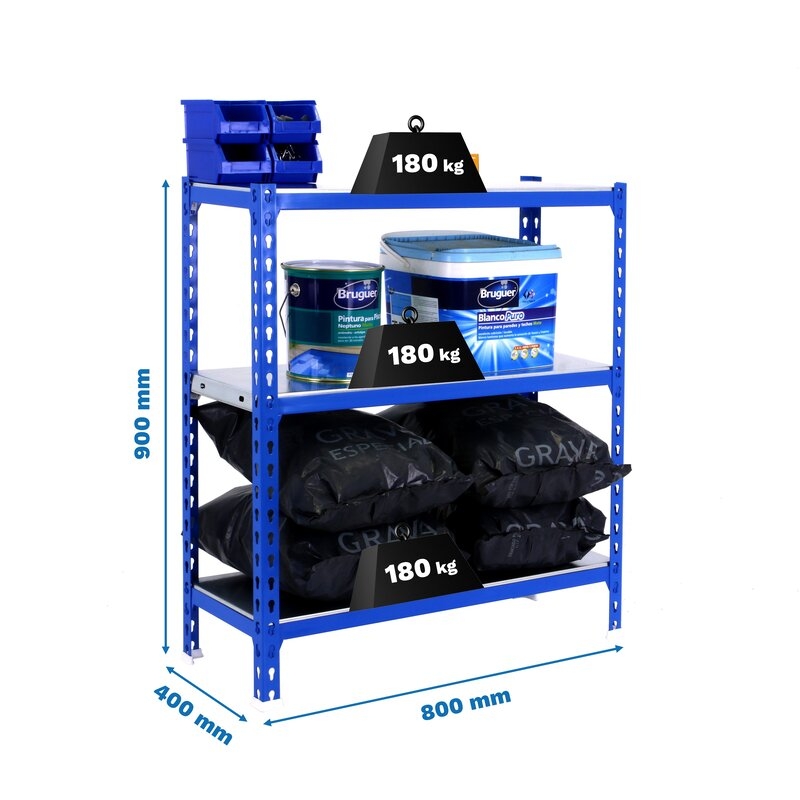 Estantería met 90x80x40cm AzGa SIMONRACK