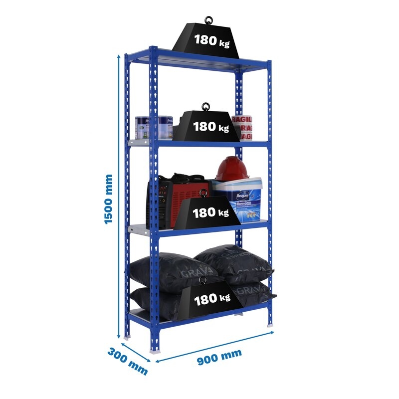 Estantería metálicas Azul Galva SIMONRACK