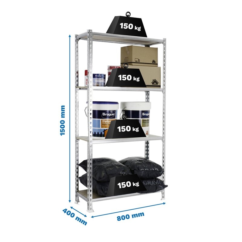 Estantería met 1500x800x400 GA SIMONRACK