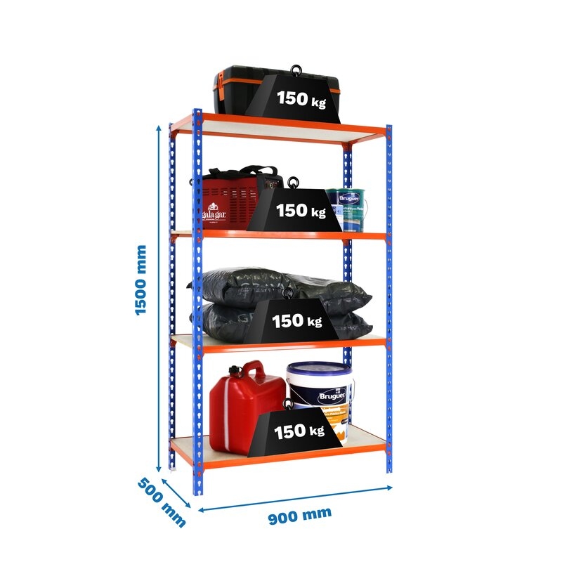 Estantería metálica Azul/Naranja SIMONRACK