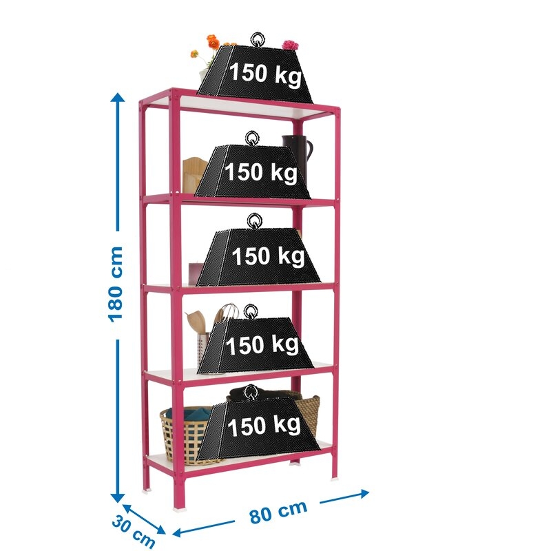 Estantería met 180x80x30cm Ros SIMONRACK