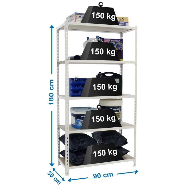 Estantería metálica Blanca SIMONRACK