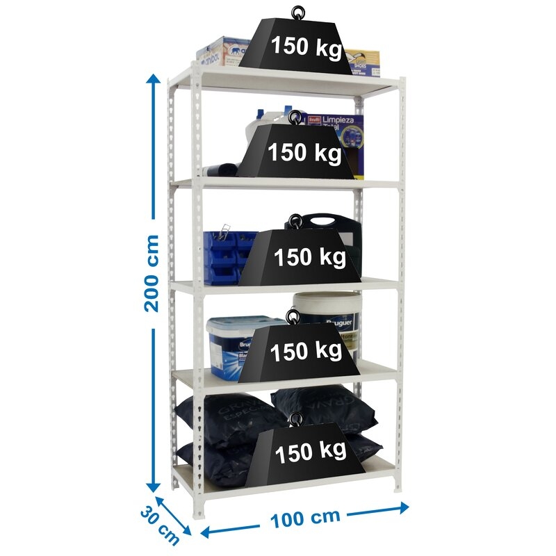 Estantería metálica Blanca SIMONRACK