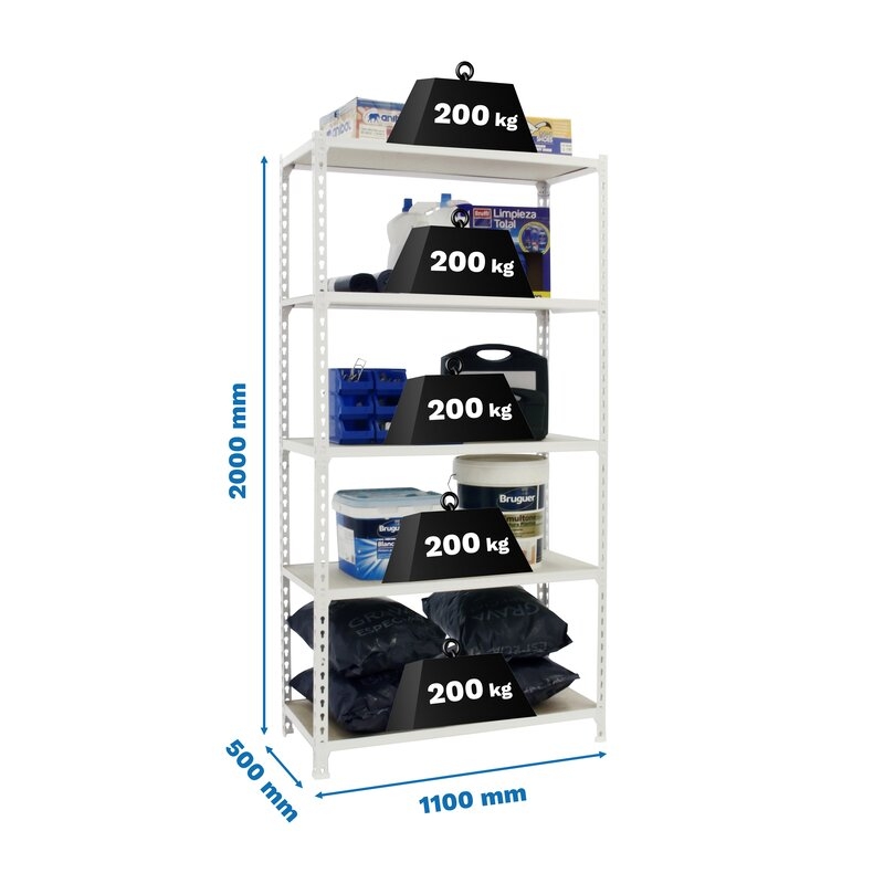 Estantería metálica Blanca SIMONRACK