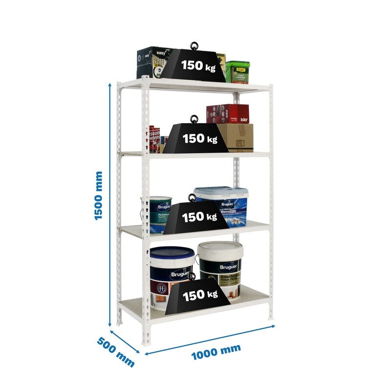 Estantería met 150x100x50cm BL SIMONRACK