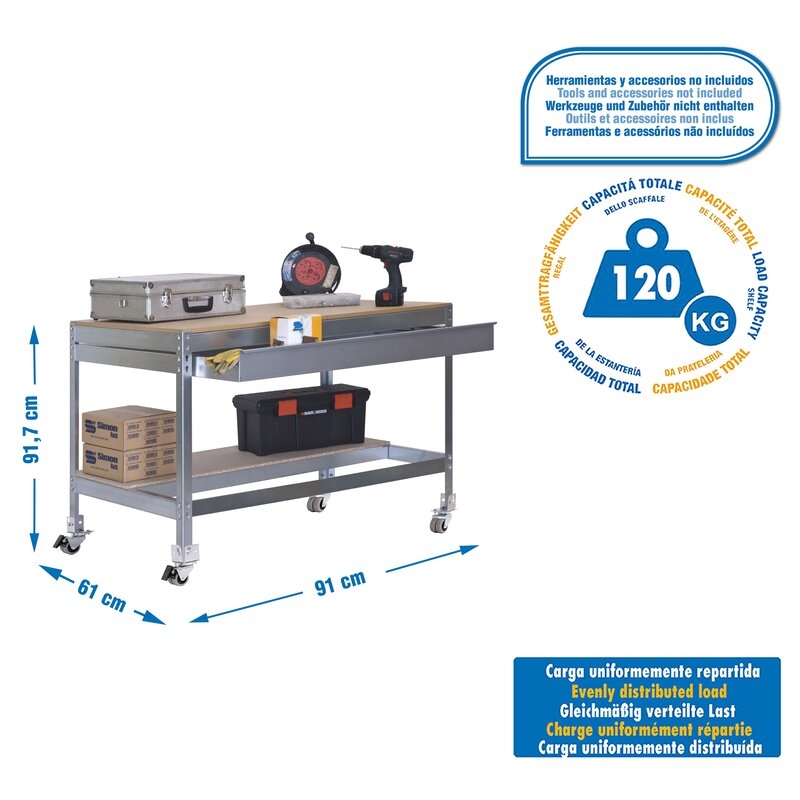 Banco tbjo 95,7x91x61cm Ga SIMONRACK