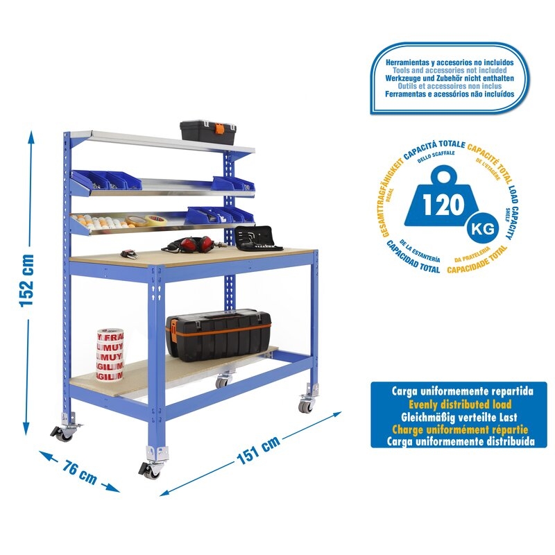 Banco tbjo 156x151x76cm Az SIMONRACK
