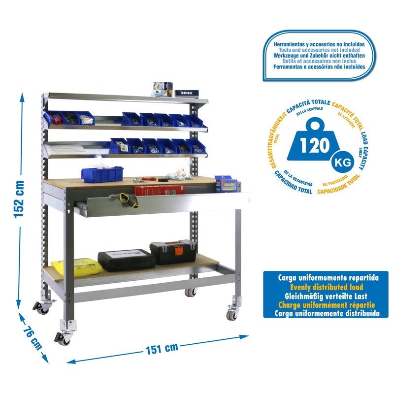 Banco tbjo 156x151x76cm Gr SIMONRACK